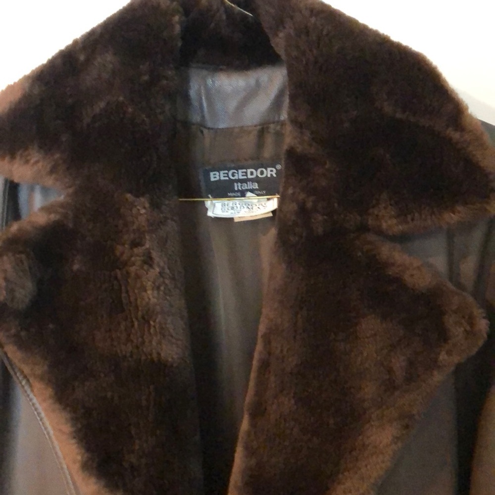 Begedor leather coat